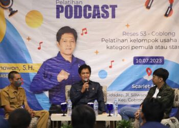 Dudy Himawan Buka Kegiatan Pelatihan Podcast