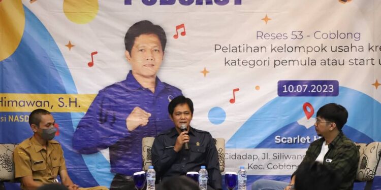 Dudy Himawan Buka Kegiatan Pelatihan Podcast