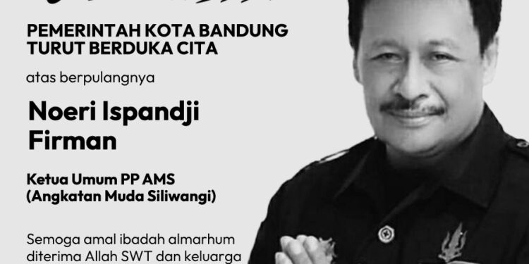 Ketua PP AMS Tutup Usia, Pemkot Bandung Sampaikan Duka Cita