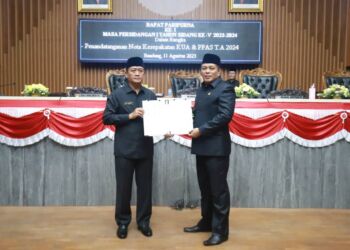DPRD-Pemkot Bandung Sepakati KUA-PPAS APBD 2024