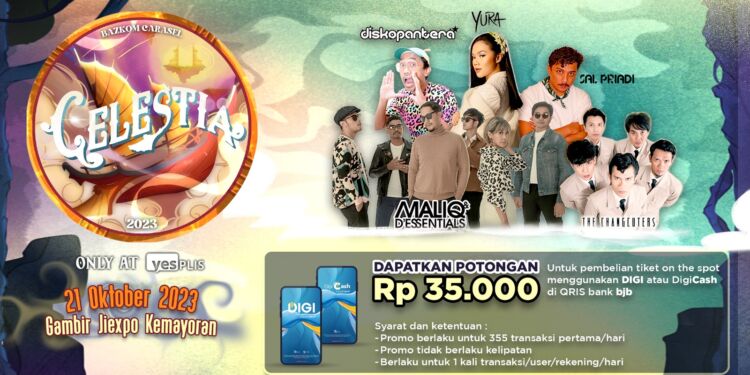 bank bjb Dukung Event Celestia, Hadirkan Promo Diskon Hingga Fastlane untuk Masuk ke Lokasi