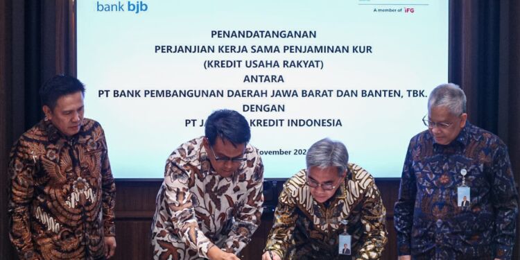 bank bjb dan Jamkrindo Resmi Tandatangani PKS Penjaminan KUR