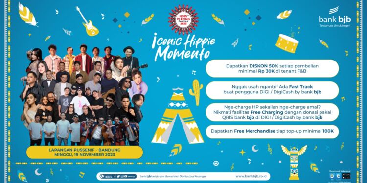 Konser Now Playing Iconic Momento 2023, bank bjb Hadirkan Promo Menarik