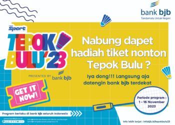 Nabung di bank bjb Bisa Langsung Dapat Tiket Vindes Sport – Tepok Bulu 2023