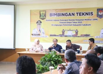 Bimtek Asistensi Penyusunan Laporan SPM, Sekda: Optimalisasi SPM, Sinkronisasi dan Koordinasi