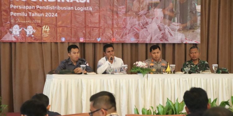 KPU Kabupaten Sukabumi Gelar Rakor Persiapan Distribusi Logistik Pemilu 2024