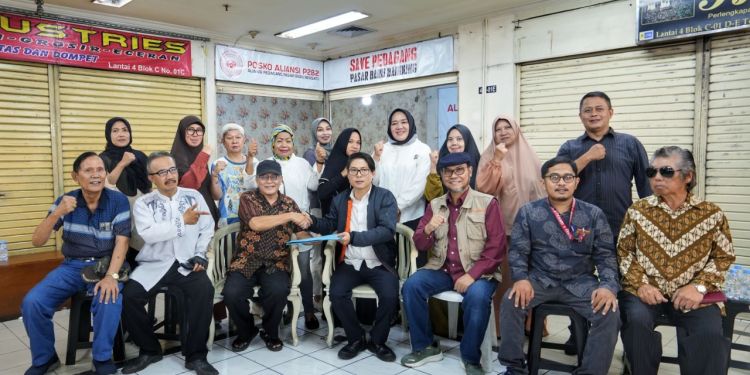 Erick Darmadjaya Hadiri Undangan Silaturahmi Halalbihalal Aliansi Pedagang Pasar Baru Bersatu