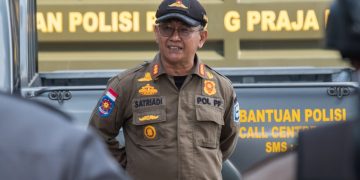 Langgar Aturan, Satpol PP Tertibkan 7 Kios Bangunan Liar di Jalan Soekarno-Hatta Depan RM Ampera Astanaanyar