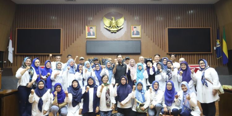 Andri Rusmana Terima Audiensi Paguyuban Pingpong Panghegar Permai