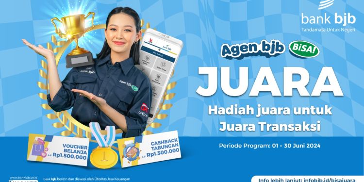 Dorong Para Agen Lebih Aktif Lakukan Transaksi, bank bjb Luncurkan Program Promosi Agen bjb BiSA! JUARA