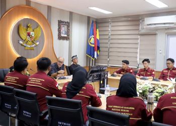 Terima Audiensi BPM Universitas Pasundan Bandung, Edwin Senjaya Paparkan Fungsi Pengawasan Dewan