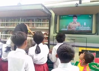 13 Program Prioritas Bupati Bandung Bisa Disimak Melalui Layar Monitor Mobil Perpustakaan Keliling