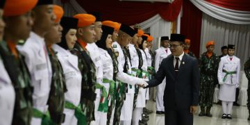 Bupati Bandung Kukuhkan Anggota Paskibraka Kabupaten Bandung