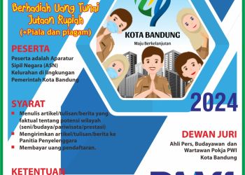 Pokja PWI Kota Bandung Gelar Lomba Jurnalistik untuk ASN dalam Rangka HJKB ke-214
