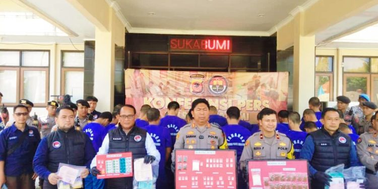 Polres Sukabumi, Berhasil Ungkap 22 Kasus Narkotika dan Obat-obatan Terlarang