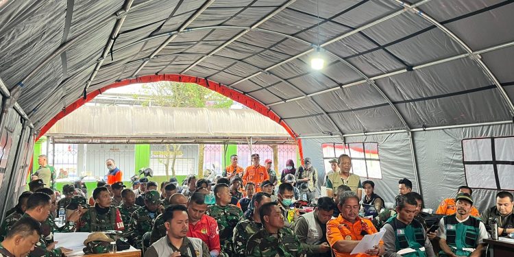 Pemkab Bandung Bersama Berbagai Unsur dan Lembaga Gelar Rapat Evaluasi Penanganan Bencana Gempa Bumi