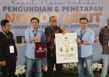 Nomor Urut 1 untuk Sahrul dan Gun Gun: Langkah Awal Menuju Kabupaten Bandung yang Menawan