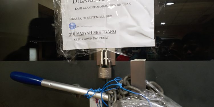 Kisruh Internal, Puluhan Anggota PWI Desak Pengosongan Kantor Pusat di Gedung Dewan Pers
