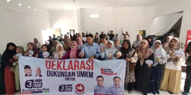 Cawabup Gun Gun Gunawan Beri Pelatihan Bisnis Kepada Puluhan Pelaku UMKM