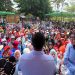 Antusiasme Warga Cangkuang Sambut Calon Bupati Sahrul Gunawan di Acara Senam Sehat