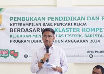 Ciptakan Lapangan Kerja Baru dan Mengurangi Angka Pengangguran, Pemkab Bandung Gelar Pendidikan dan Pelatihan Keterampilan