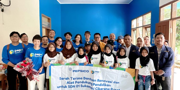 PepsiCo Indonesia Bantu Perkuat Fasilitas Belajar dan Program Literasi di SDN 01 Cikarang Pusat