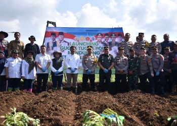 Program Asta Cita Presiden Prabowo, Forkopimda Kabupaten Bandung Launching Gugus Tugas Polri Mendukung Ketahanan Pangan