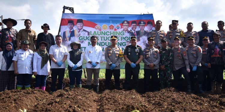 Program Asta Cita Presiden Prabowo, Forkopimda Kabupaten Bandung Launching Gugus Tugas Polri Mendukung Ketahanan Pangan