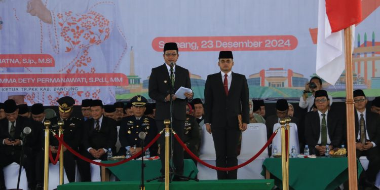 Forkopimda Kab. Bandung Gelar Upacara Peringatan Hari Ibu ke-96 dan Bela Negara ke-76, Ini Amanat Menteri dan Presiden