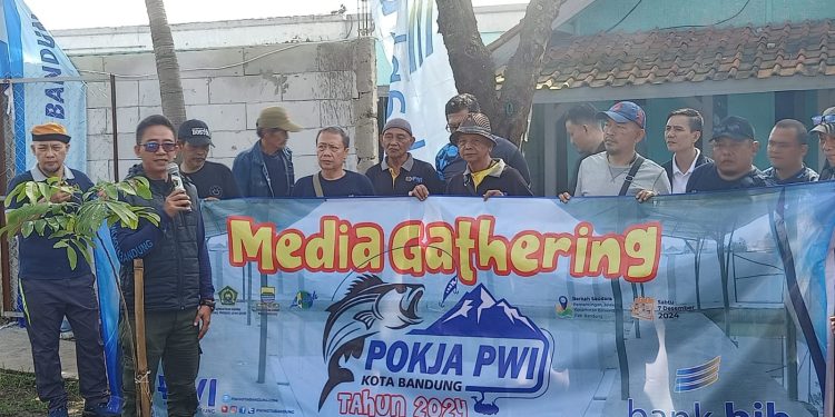 Pokja PWI Bandung Gelar Lomba Mancing dan Media Gathering