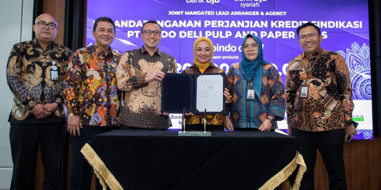 bank bjb Perkuat Sinergi dengan APP Indonesia sebagai Joint Mandated Lead Arranger dalam Kredit Sindikasi untuk PT Pindo Deli Pulp and Paper Mills