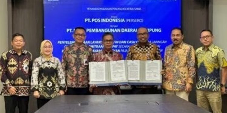 Layanan Terintegrasi PosIND dan Bank Lampung, Inovasi untuk Kepuasan Nasabah