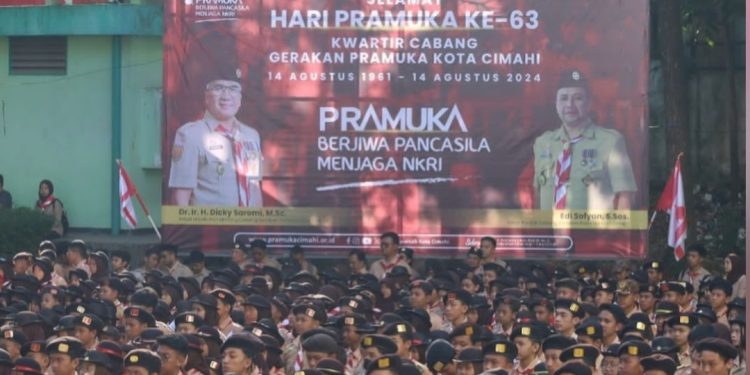 Pemkot Cimahi Gelar Peringatan Hari Pramuka Ke-63 Tahun 2024