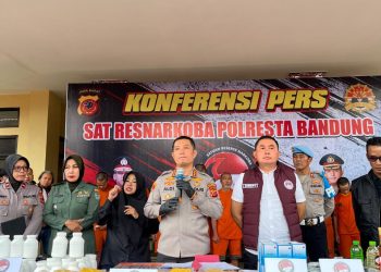 Satnarkoba Polresta Bandung Berhasil Bongkar Jaringan Obat Keras di Kabupaten Bandung