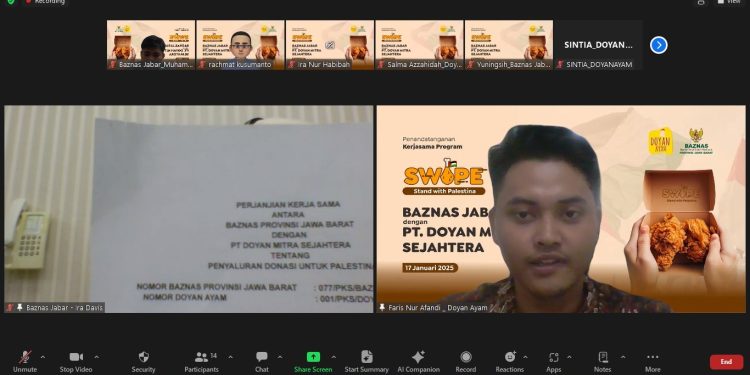 BAZNAS dan Doyan Ayam Bersinergi dalam Program Sedekah untuk Membantu Palestina