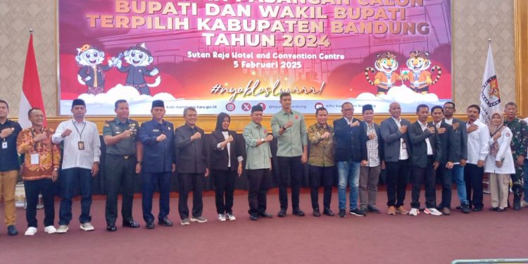 Resmi Ditetapkan Sebagai Bupati/Wabup Bandung Terpilih, Dadang Supriatna-Ali Syakieb Segera Realiasikan Visi Misi dan Rencana Aksi Setelah Dilantik 20 Februari