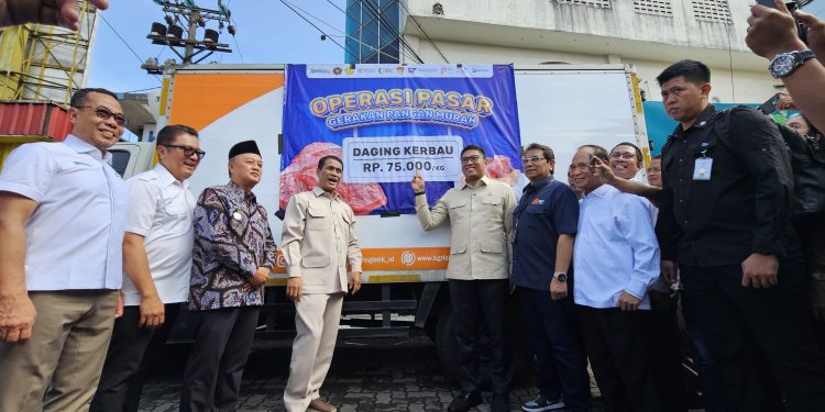Mentan Amran dan Wamentan Sudaryono Pantau Operasi Pasar Pangan Murah di Magelang