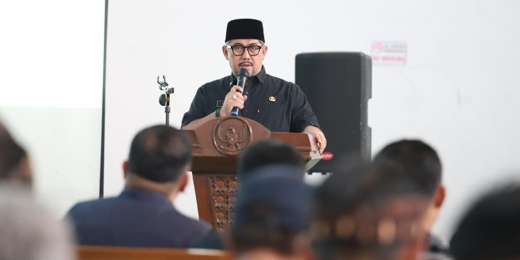 Sosialiasi Arah Kebijakan Penataan Desa, Kepala DPMD Tata Irawan Minta Perangkat Desa Laksanakan Musdes