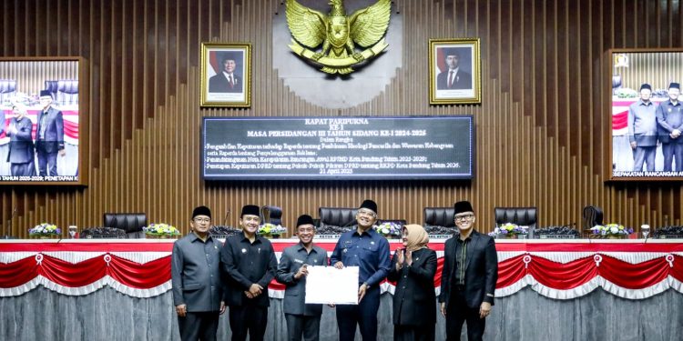 DPRD Setujui Arah Pembangunan Kota Bandung dalam 5 Tahun ke Depan