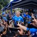 Bandung Lautan Biru, Ribuan Bobotoh Tumpah Ruah Rayakan Persib Juara