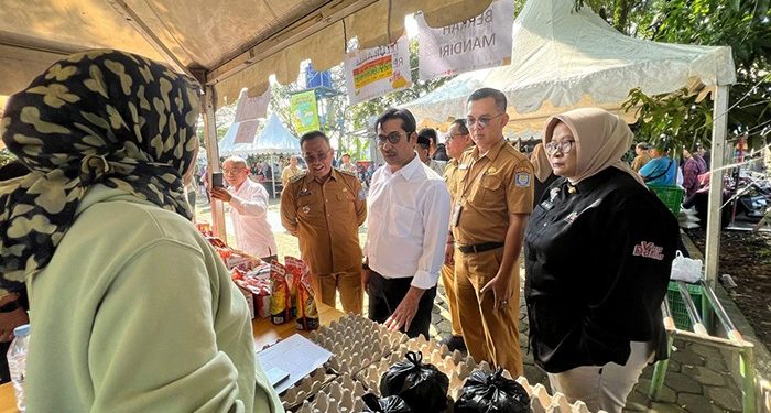 Asep Sudrajat Meninjau GPM di Taman Kersen Kelurahan Derwati