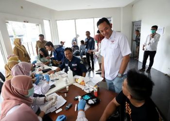 dr. Agung Firmansyah Menghadiri Kegiatan Pemeriksaan Kesehatan Gratis