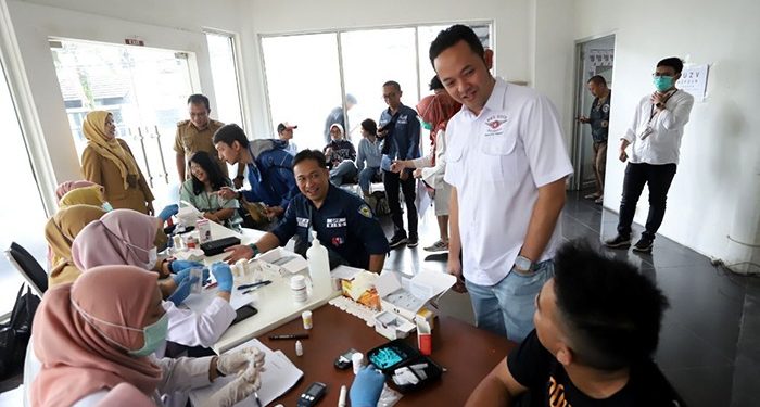 dr. Agung Firmansyah Menghadiri Kegiatan Pemeriksaan Kesehatan Gratis