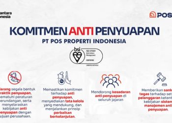 Perangi Korupsi, PT Pos Properti Indonesia Implementasikan ISO 37001:2016