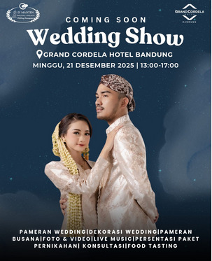 Grand Cordela Hotel Bandung Gelar Wedding Show 2026, Paket Pernikahan Mulai Rp99 Ribu per Pax