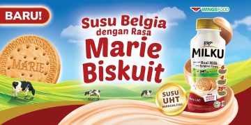 Perkuat Nutrisi Anak, MILKU Perkenalkan Varian Baru Rasa Marie Biskuit