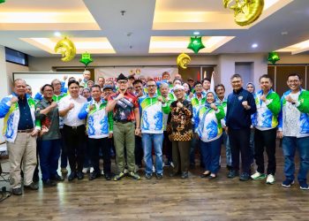 Pimpinan DPRD Kota Bandung Hadiri Pelantikan Percasi 2025-2029