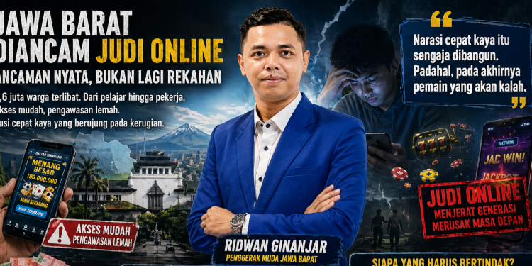 Judi Online Menggila di Jawa Barat, Negara Jangan Sekadar Jadi Penonton