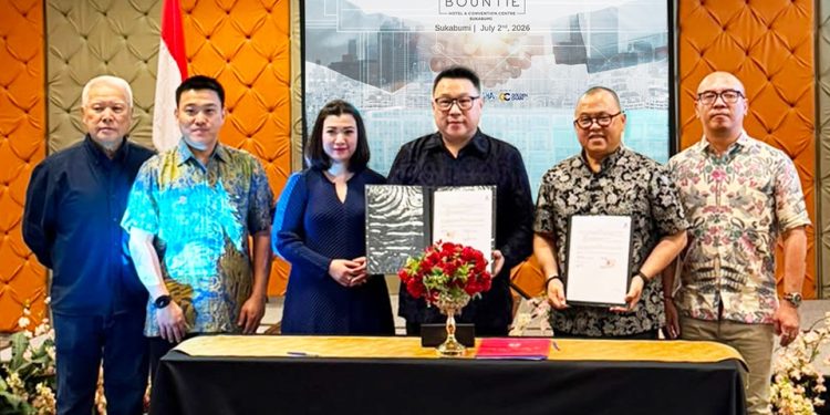 Omega Hotel Management Tandatangani LOI Pengoperasian The Bountie Hotel Sukabumi