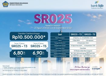Mulai Rp1 Juta, bank bjb Tawarkan Sukuk Ritel SR025 dengan Imbal Hasil hingga 6,90 Persen